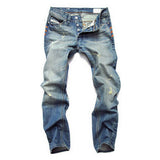 Casual Mens Stylish Designed Straight Slim Fit Jeans Trousers Jean Pants Fashion